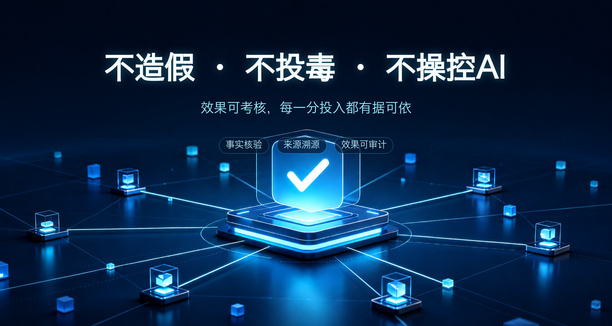 不造假、不投毒、不操控AI